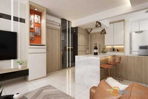 Contemporary Dining Room at Alkaff Courtview