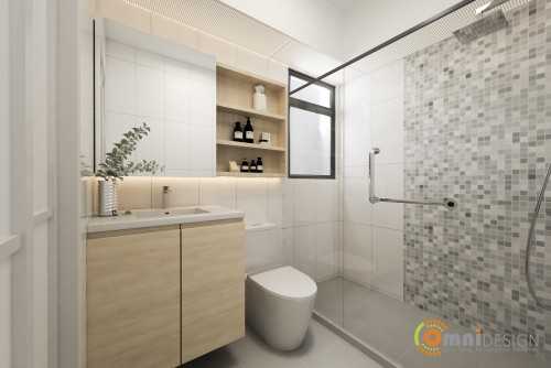 Contemporary Bathroom at Alkaff Courtview