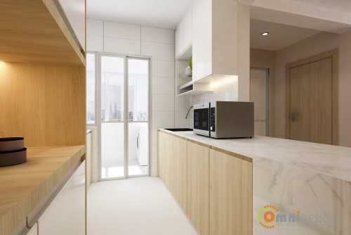 Contemporary Kitchen at Alkaff Courtview