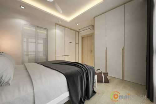 Contemporary Bedroom at Alkaff Courtview