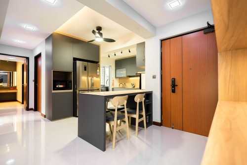 Contemporary Kitchen at Woodlands Rise