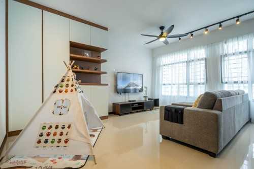 Scandinavian Living Room at Tampines | Greenweave