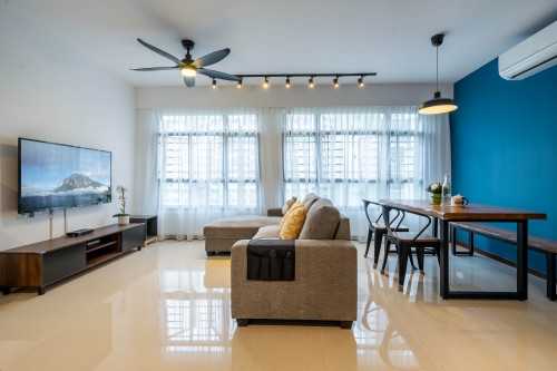 Scandinavian Living Room at Tampines | Greenweave