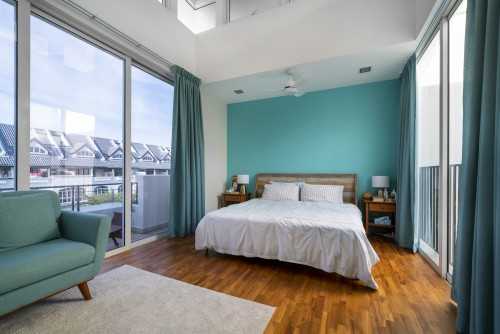 Modern Bedroom at 25 Springside View