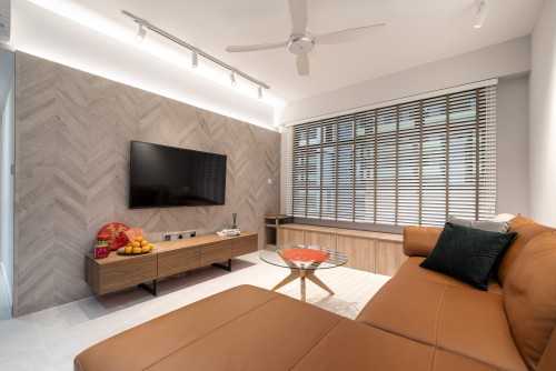 Scandinavian Living Room at Tampines Greenridges