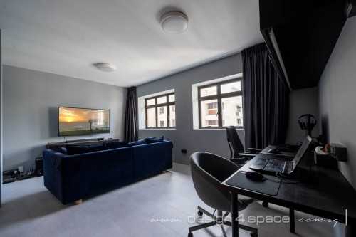 Minimalist Living Room at 89 Tanglin Road