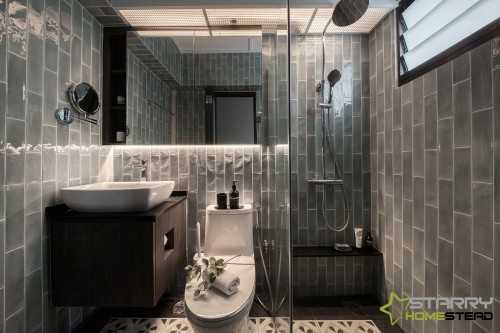 Modern Bathroom at 6B Boon Tiong Road