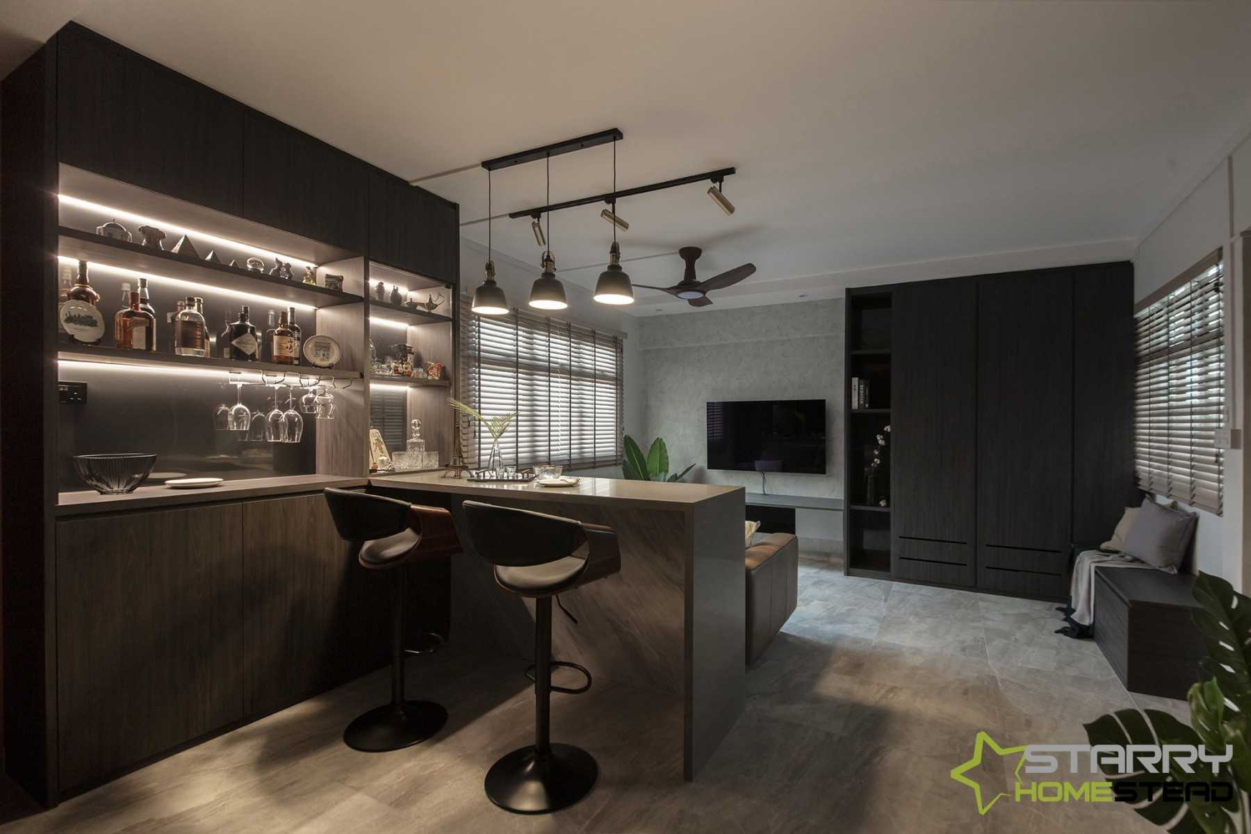 Modern Living Room with Settee and TV Console