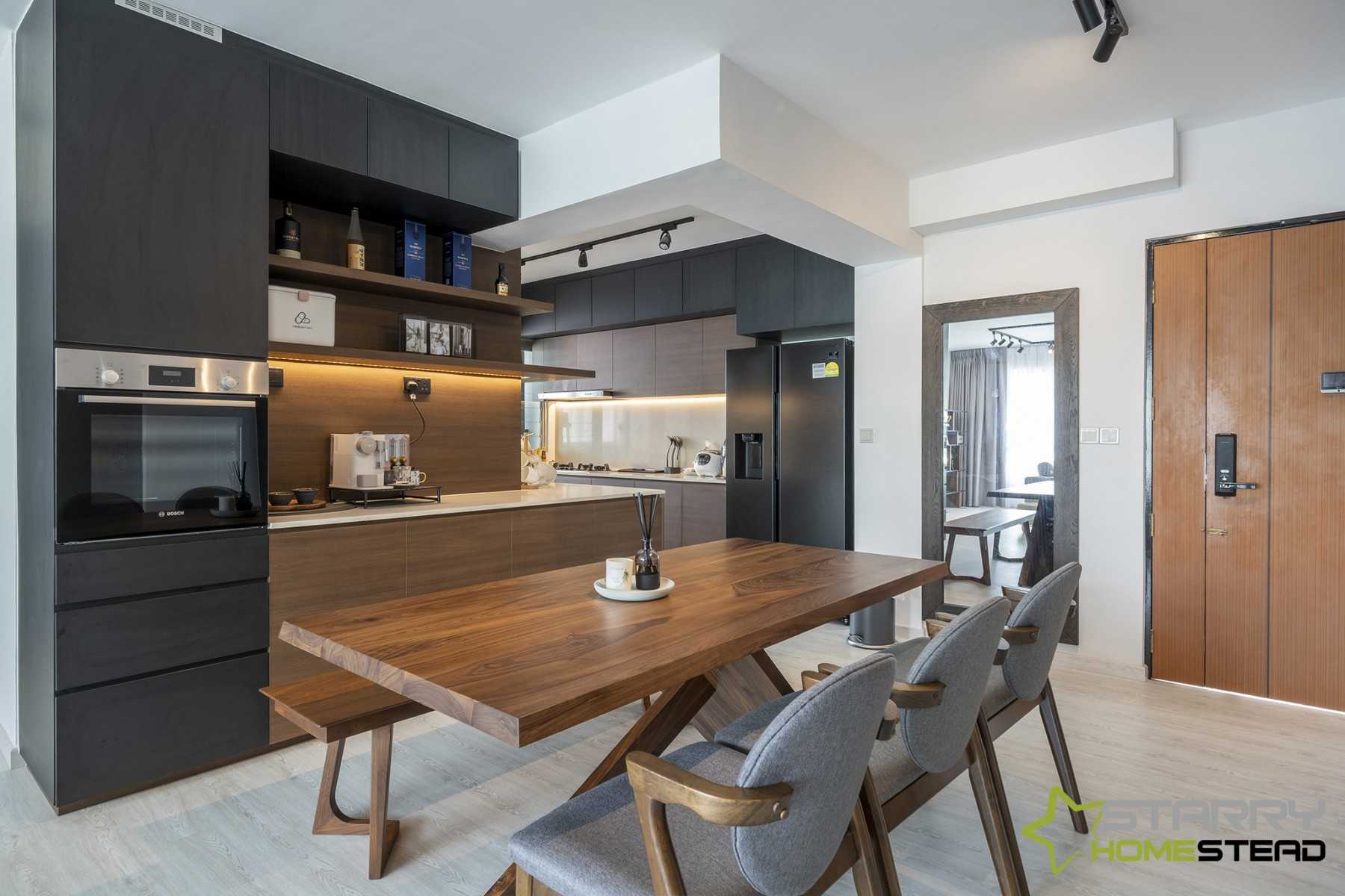 Modern Dining Room with Dining Table and Rectangular Dining Table