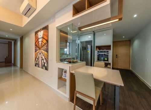 Modern Dining Room at Coco Palm Condo