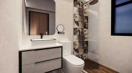 Scandinavian Bathroom at Bidadari Park Drive