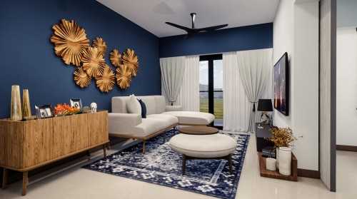 Scandinavian Living Room at Bidadari Park Drive