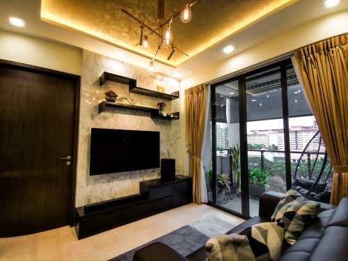 Modern Living Room at Bontanique @ Bartley
