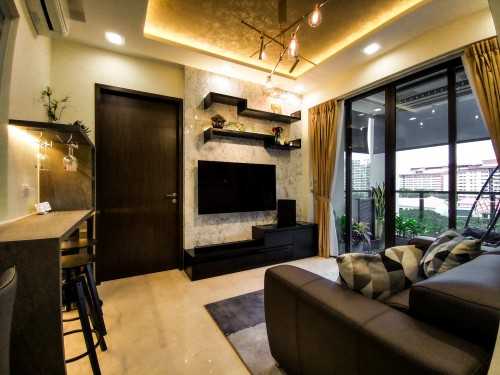 Modern Living Room at Bontanique @ Bartley