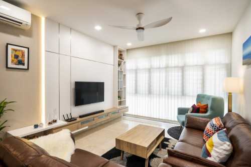 Minimalist Living Room at Block 2K Carissa Park