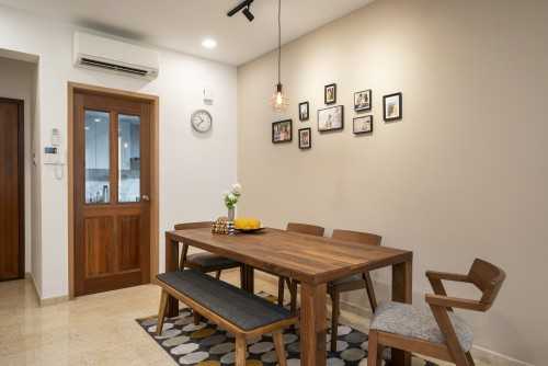 Minimalist Dining Room at Block 2K Carissa Park