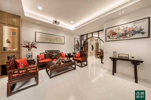 Asian Living Room at Hillcrest Villa