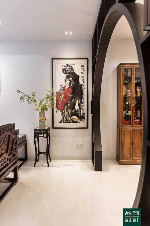 Asian Living Room at Hillcrest Villa