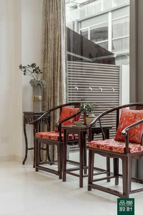Asian Living Room at Hillcrest Villa