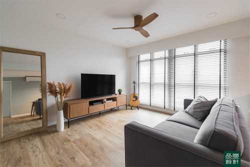 Modern Living Room at Alkaff Lakeview BTO