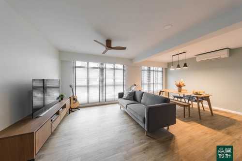 Modern Living Room at Alkaff Lakeview BTO