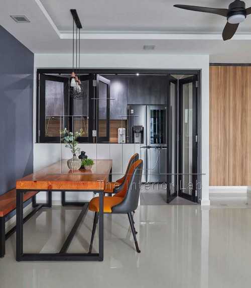 Industrial Dining Room at Sengkang West Way