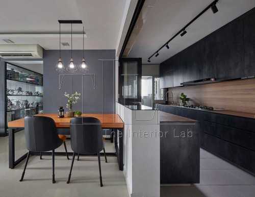 Industrial Dining Room at Sengkang West Way