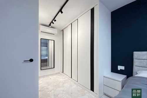 Modern Bedroom at Yishun Gardens 3room Resale HDB