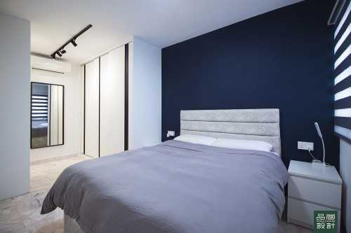 Modern Bedroom at Yishun Gardens 3room Resale HDB