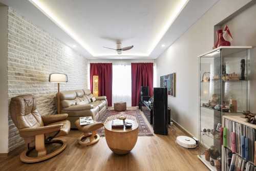 Modern Living Room at 772 Bedok Reservoir