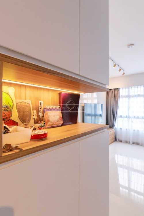 Scandinavian Living Room at 612B Tampines North Drive 1