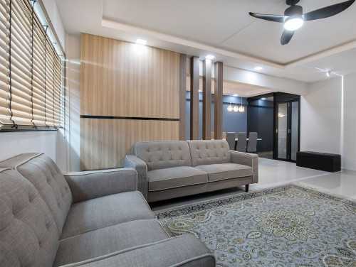 Modern Living Room at Tampines St 42