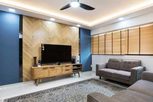 Modern Living Room at Tampines St 42
