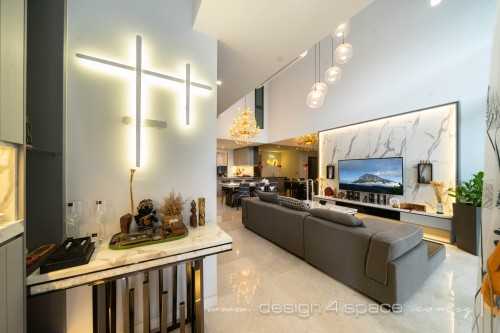 Contemporary Living Room at Ang Mo Kio | Nim Rise Collection