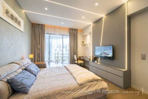 Contemporary Bedroom at Ang Mo Kio | Nim Rise Collection