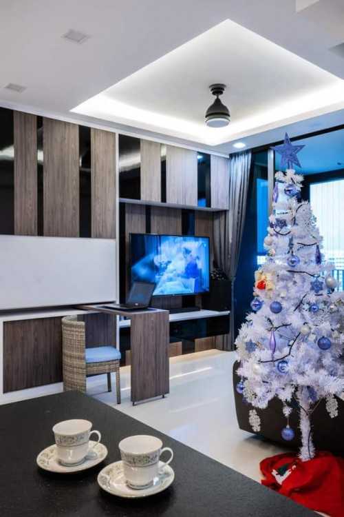 Contemporary Living Room at Treasure Crest