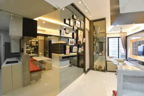 Modern Living Room at Leedon Height