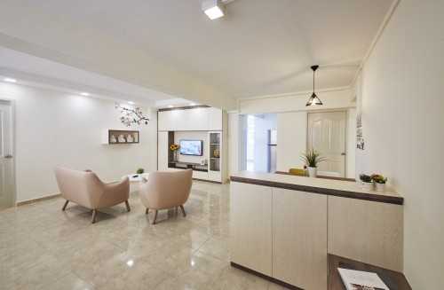 Scandinavian Living Room at Tampines 505