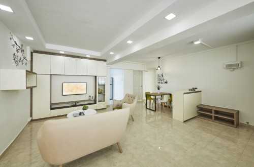 Scandinavian Living Room at Tampines 505