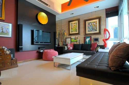 Asian Living Room at Simei Rise 53