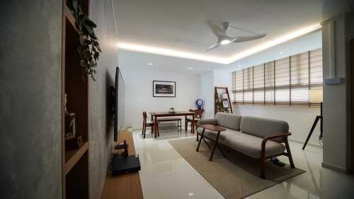 Contemporary Living Room at Timeless x Contemporary