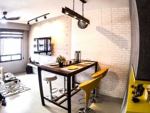 Industrial Living Room at Boon Lay