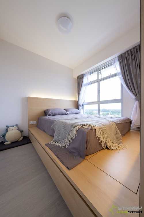 Scandinavian Bedroom at 405B Northshore Drive