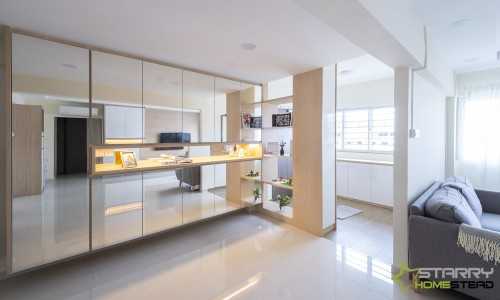 Scandinavian Entryway at 423 Tampines St 41