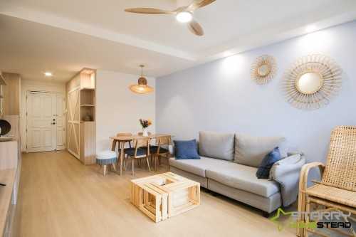 Scandinavian Living Room at 12 Farrer Park Road
