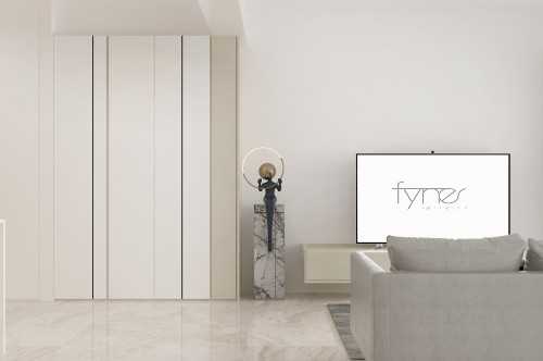 Minimalist Living Room at Resale condo @ Eight Riversuites