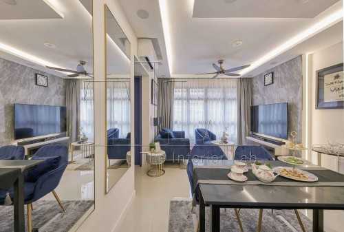 Contemporary Living Room at Valley Spring @ Yishun
