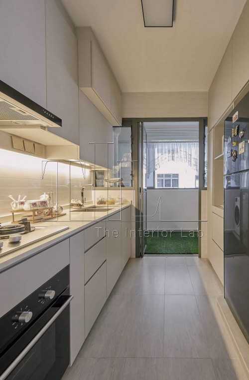 Contemporary Kitchen at Valley Spring @ Yishun