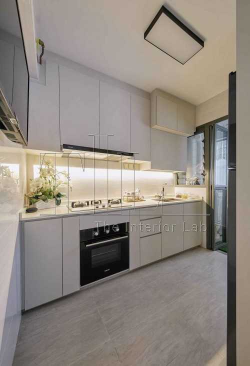 Contemporary Kitchen at Valley Spring @ Yishun
