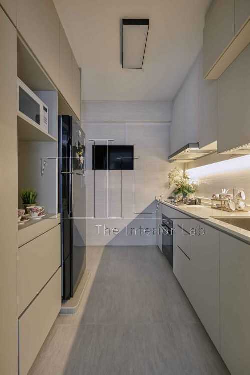 Contemporary Kitchen at Valley Spring @ Yishun